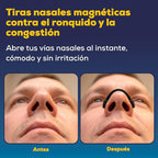 Tiras Nasales Magnéticas Máximo Oxígeno para Deporte y Descanso